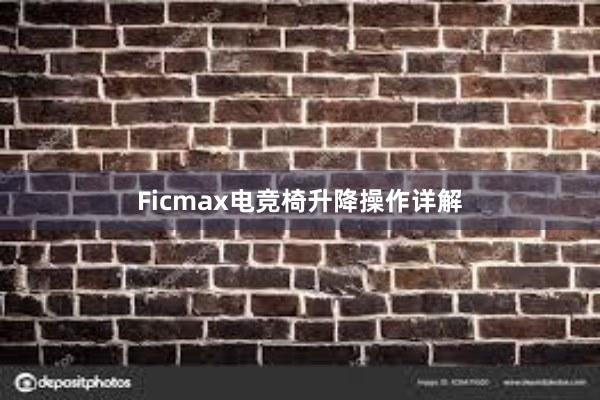 Ficmax电竞椅升降操作详解