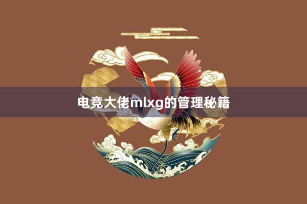 电竞大佬mlxg的管理秘籍