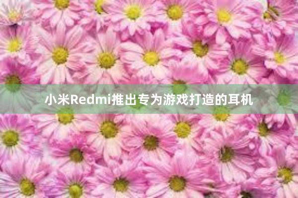 小米Redmi推出专为游戏打造的耳机