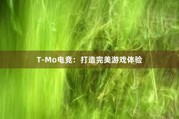 T-Mo电竞：打造完美游戏体验