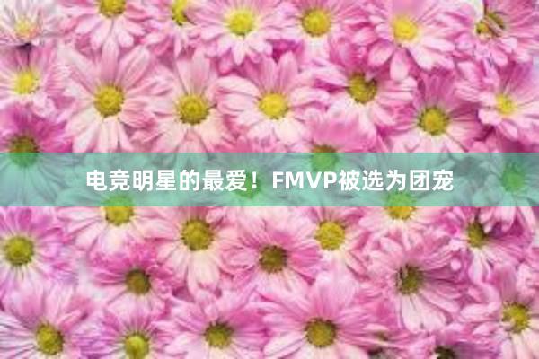 电竞明星的最爱！FMVP被选为团宠